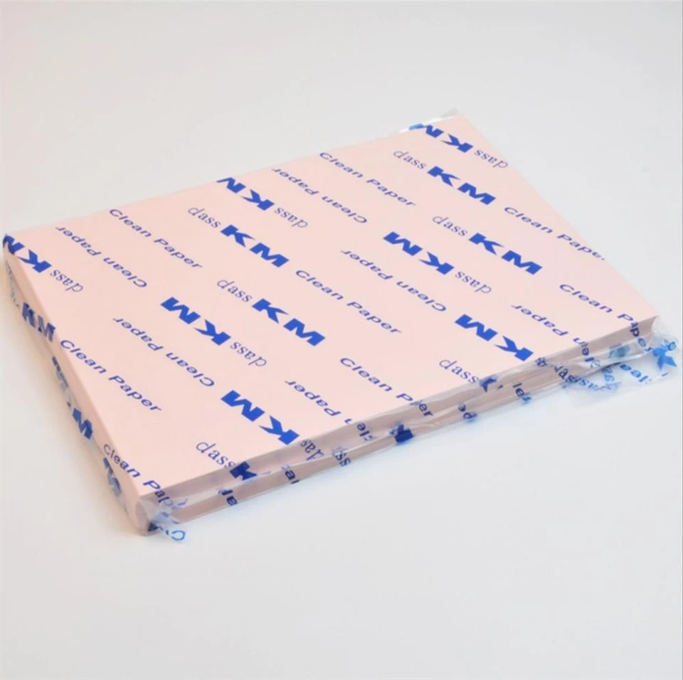 Pink cleanroom Lint free A4 paper